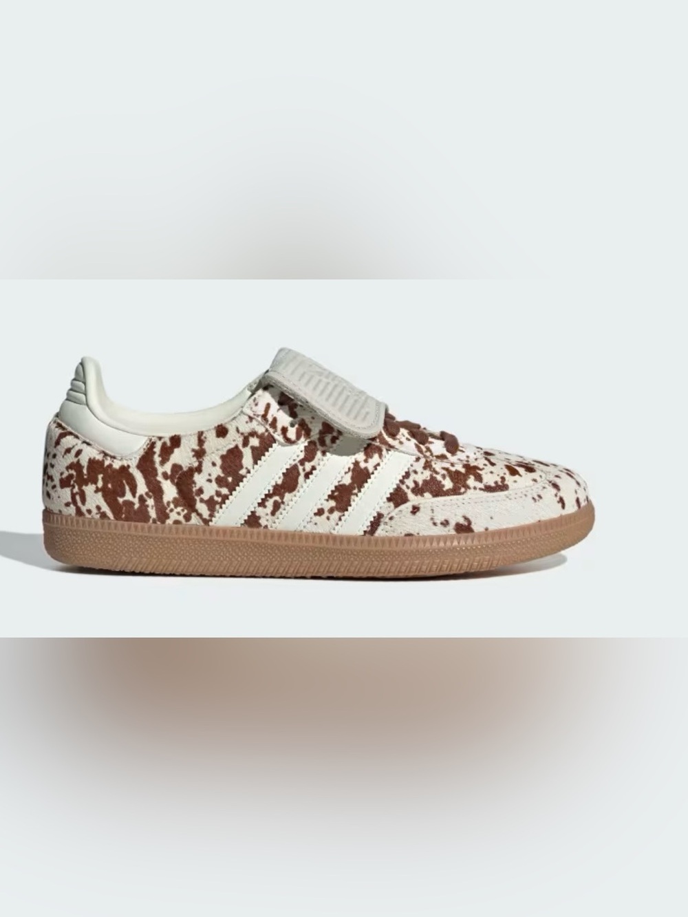 adidas Men’s White & Brown Speckle Samba Sneaker